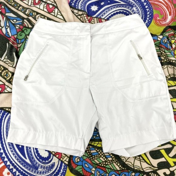 Size W 32  Tail Tech Shorts White - Picture 1 of 7